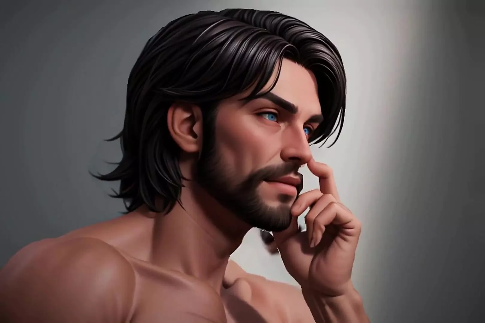 Unreal Hunks Handsome 3D Cgi Men