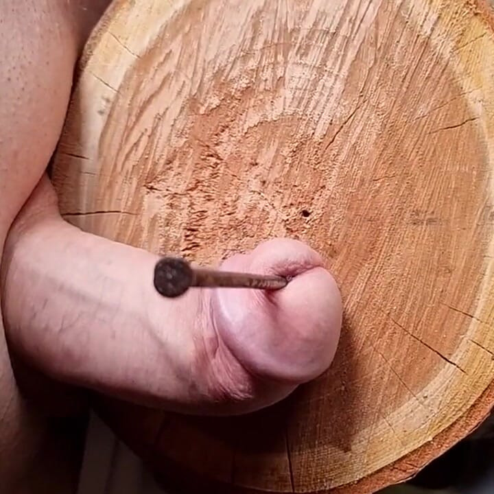 Cock on Big Nail