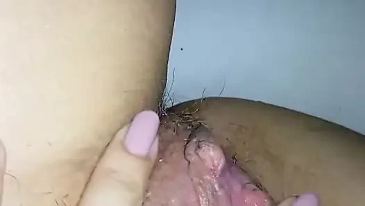 It ends on her nipples, a long time for viewing