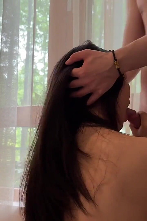 Standing Doggy Next to Window with Slutty Chinese Big Creampie