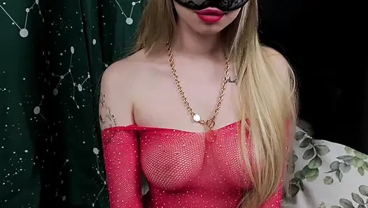 Stiefvater fickte eine blondine nach einer party, tiefe kehle, ahegao, pOV