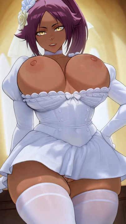 Yoruichi Tight Pants Ass Twerk and Breast Bounce - Bleach | Clip 2