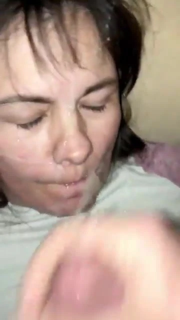 Cumming On Step Moms Face