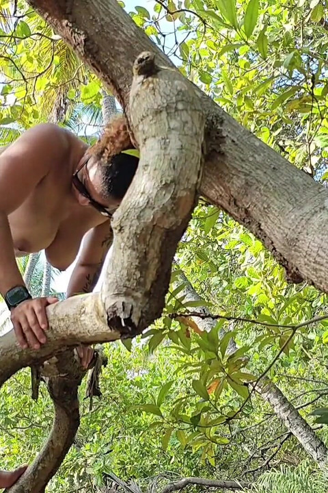 A Buddy Grabbed Me in the Woods and Rammed His Cock Hard Into Me, Cumming Deep Inside My Ass