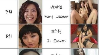 Южнокорейская женщина, порно видео, актриса Hanlyu, порнозвезда