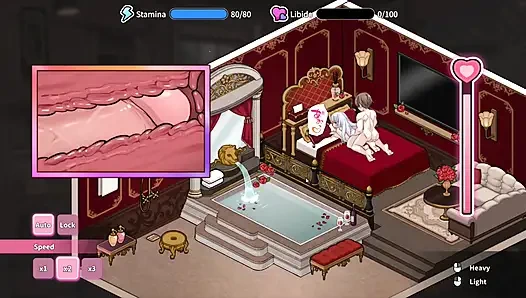 Hentai oyunu - yaramaz büyük memeli evli kadınla seks - ahlaksız hamam