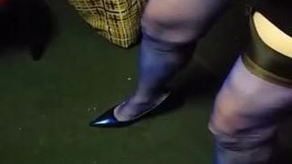 blue stockings