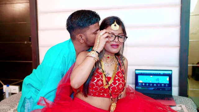 Indian hot lady first suhagrat night with her new husband