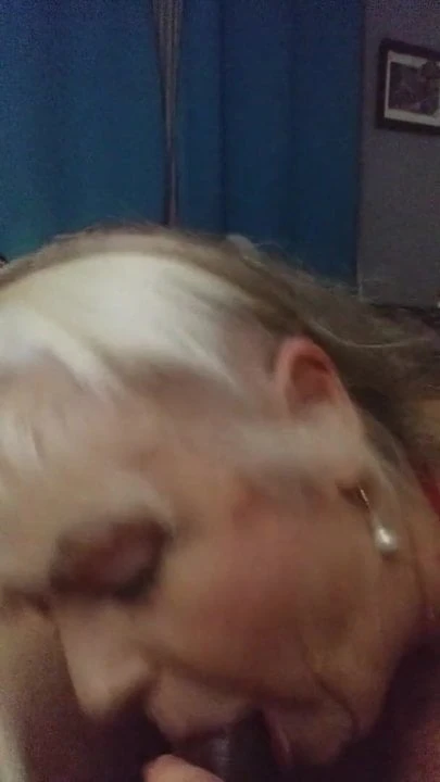 Old Slut Sucks on Cock Lovingly