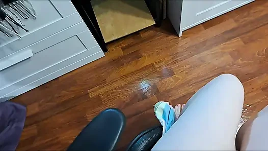 Riding on a Chair on a Soap-soaked Floor