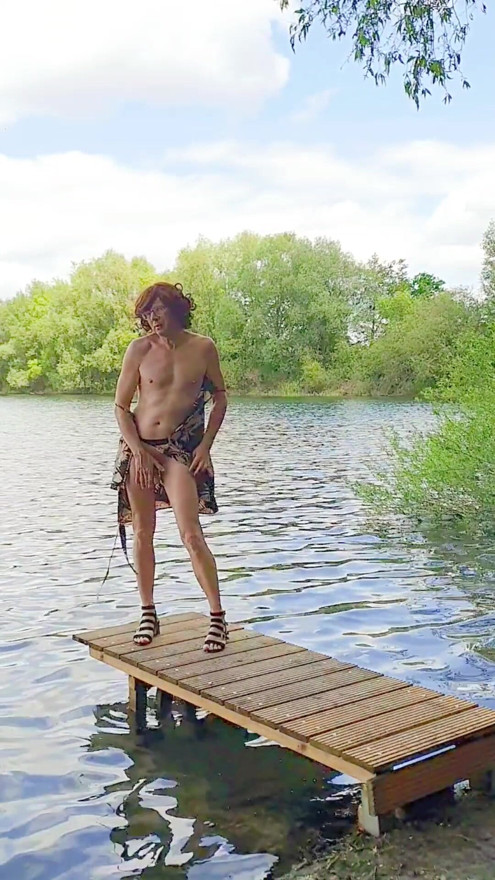 Striptease on the jetty | Clip 1