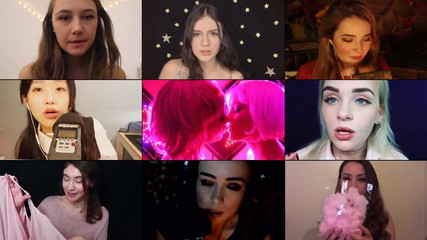 ASMR COMPILATION BY CUMANGELS (CUTEST GIRLS SPLITSCREEN)