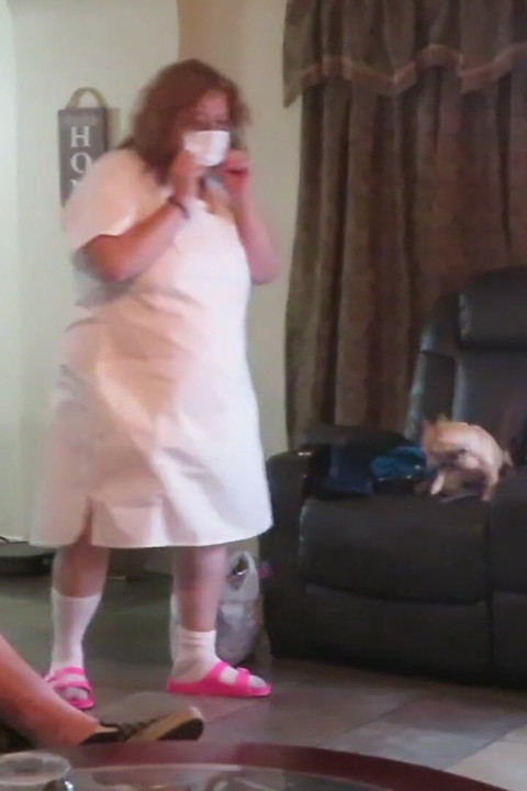 BBW nurse Vicki takes pairs vital signs