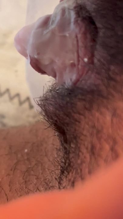 Wax on big clit torture