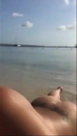 Blow at beach