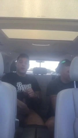 in the backseat