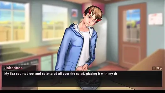 taffy tales #15 - I diped my cock in Mary's salad.