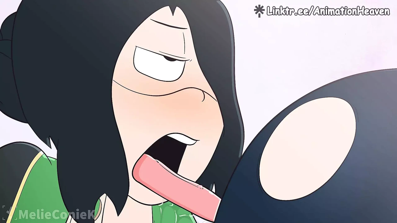 Froppy Tongue in Uraraka