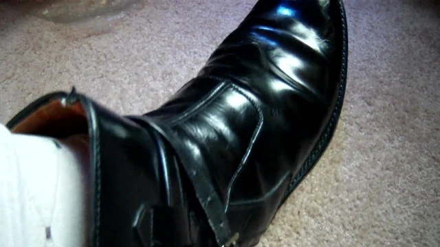 Vintage TN Highway patrol Trooper Boots Jerk Off