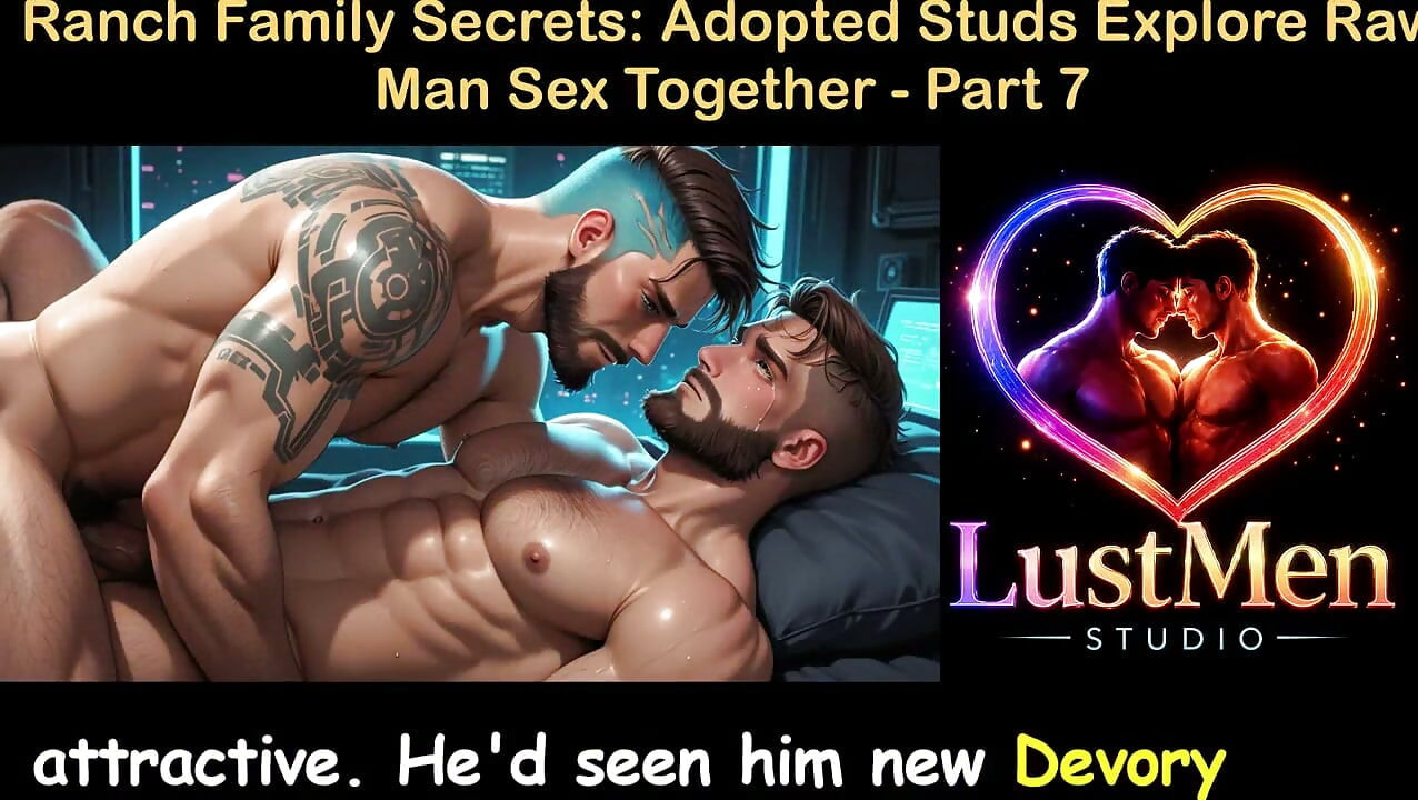English Audio Gay Sex Story - Ranch Secrets Adopted Studs Explore Raw Man Sex Together - Part 7