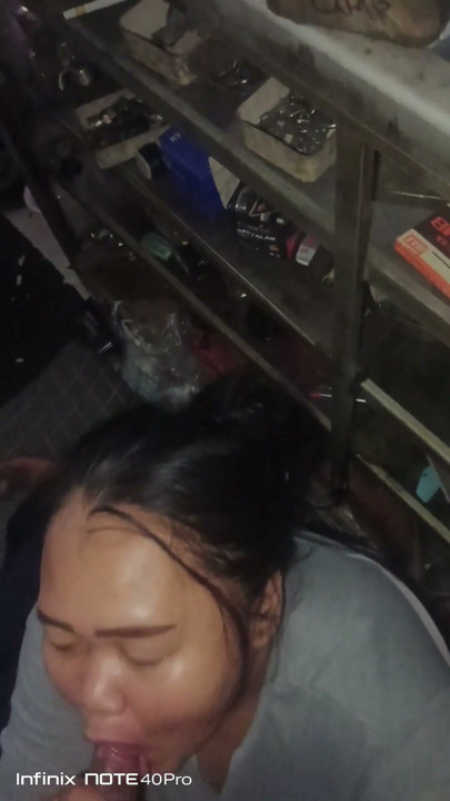 Suck the cock everywhere so it comes out of your mouth | Clip 2