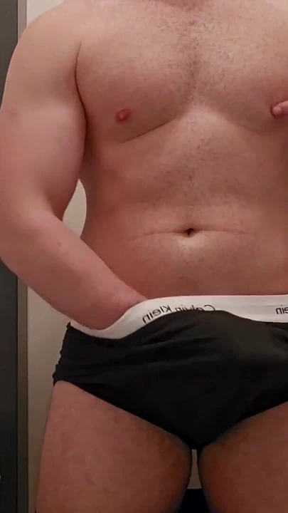Massive German Daddy Jerks Fat Cock in Public Toilet After Training - PhantomGentX | Clip 2