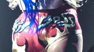 WWE Саша Бэнкс, трибьют спермы 9