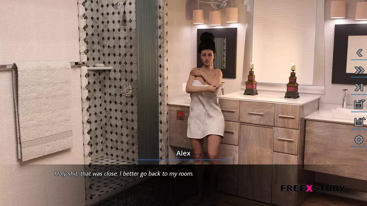 Dreams of Desires Scene 1 - Alex Watching His Landlady While She Taking Shower and Jerking