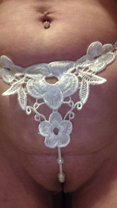 My pearl thong in action! Click subscribe to never miss any of my hot pampering rounds!