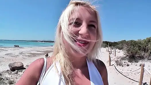 A wild adventure with a blonde teen!!!