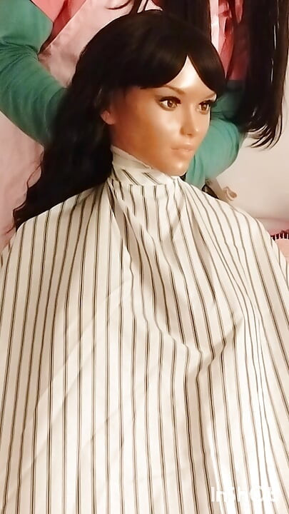 Nikki the ebony sex doll Loves vinyl BBC