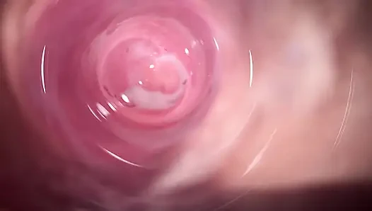 Kamera jauh di dalam vagina krim kecil Mia