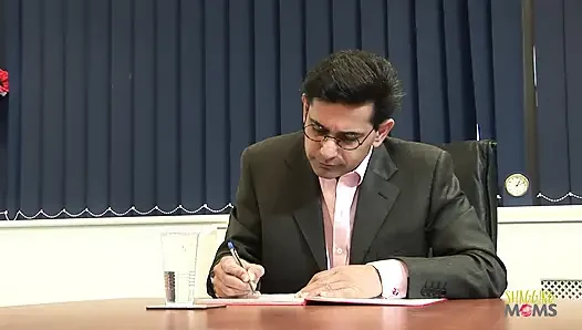 Doctor Paul gets to fuck his two favorite nurses in the office