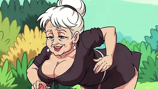 Ai dekolte çizgi film orta yaşlı seksi kadınlar