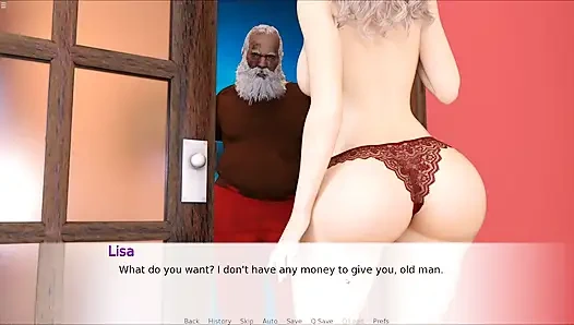 Cheating Santa Girl Having Threesome Anal Sex Caught By Her Husband