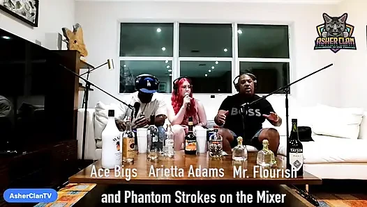 Adult Star Podcast bareng arietta adams di-anal sama mrflourish dan ace bigs