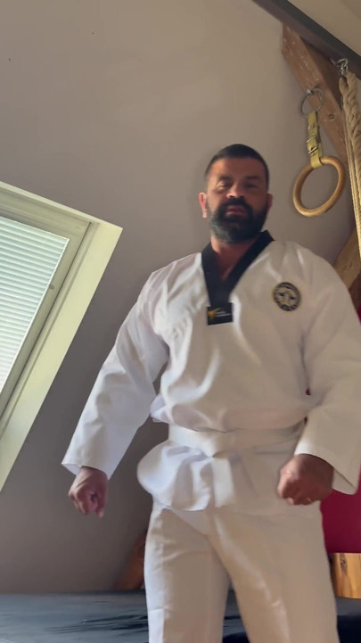 Karate Fighter Gets His Muscles Worshipped and Jerks off