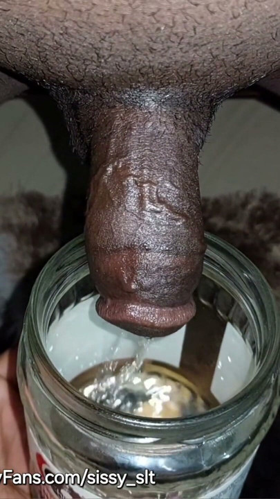 Unlock chastity cage for piss after a long time | Clip 1