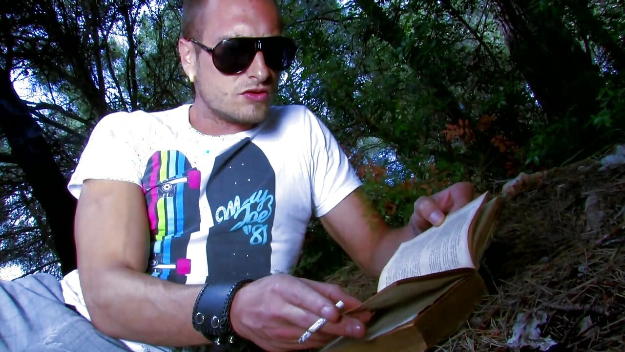 Sexy prey in the woods for a bad and aroused guy