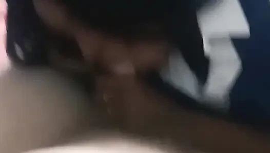 Сцена горячего минета от черной девушки