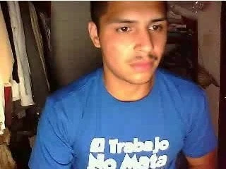 Straight guys feet on webcam #266