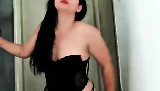 Fucking a young married girl in her room while her cuckold husband enjoys carnival outside with friends, hot wife from pussy to