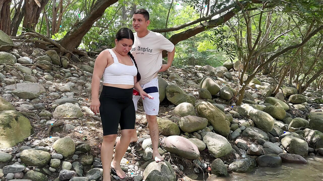 Mysterious magic goblin makes me fuck my big ass stepsister in exchange for letting us out of her magical river