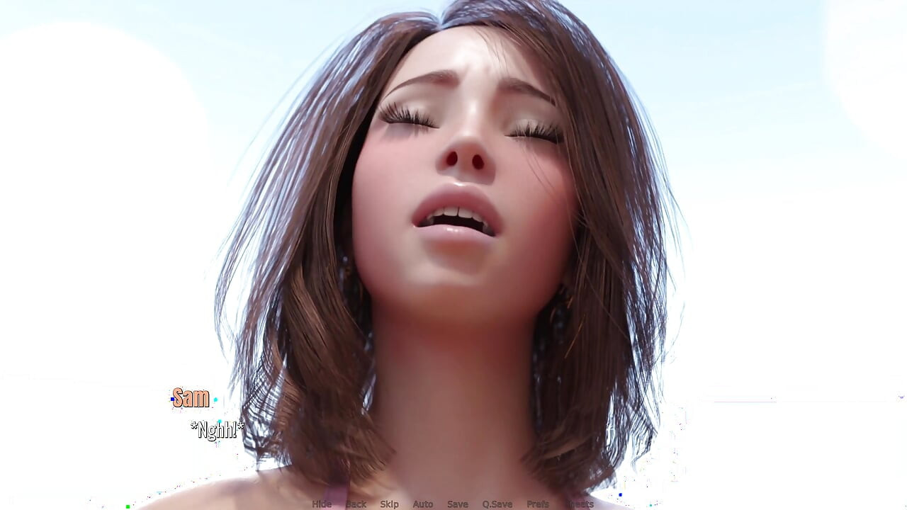 Awam MILF Amelie - Part 12 - Lucky Sam Enjoy a Steamy Beach Threesome-while Amelie Reads a Book