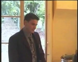 Pregnant sucking cock while blonde masturbates