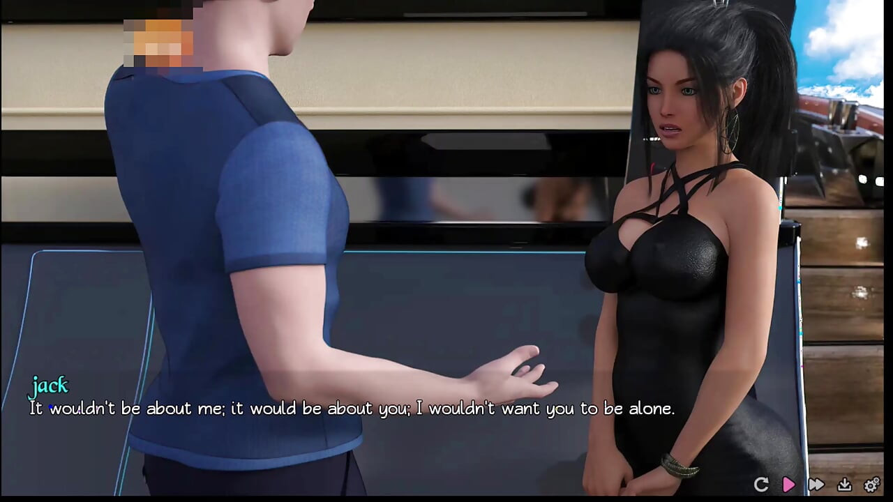 Puro amor # 9 - Eve pensó en la polla de Jack en ella