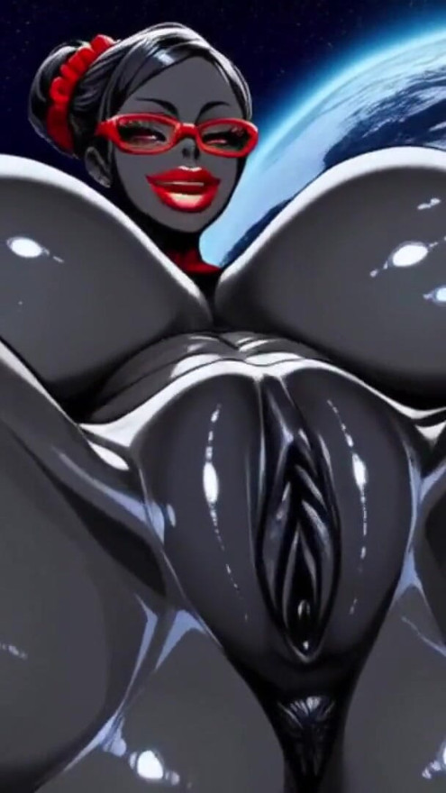 Ebony chocolate pussy close up (Ai animation) | Clip 1