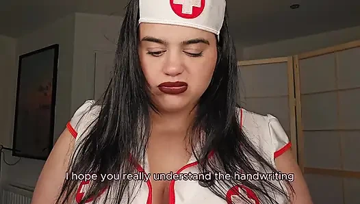 Hemşire Lucia'nın bazı testler yapması ve numunenizi toplaması gerekiyor