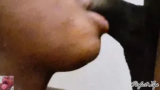 Soft Lips Sucks Cock Super Sloppy