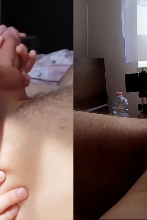 Two cam rimming and handjob cum! POV!